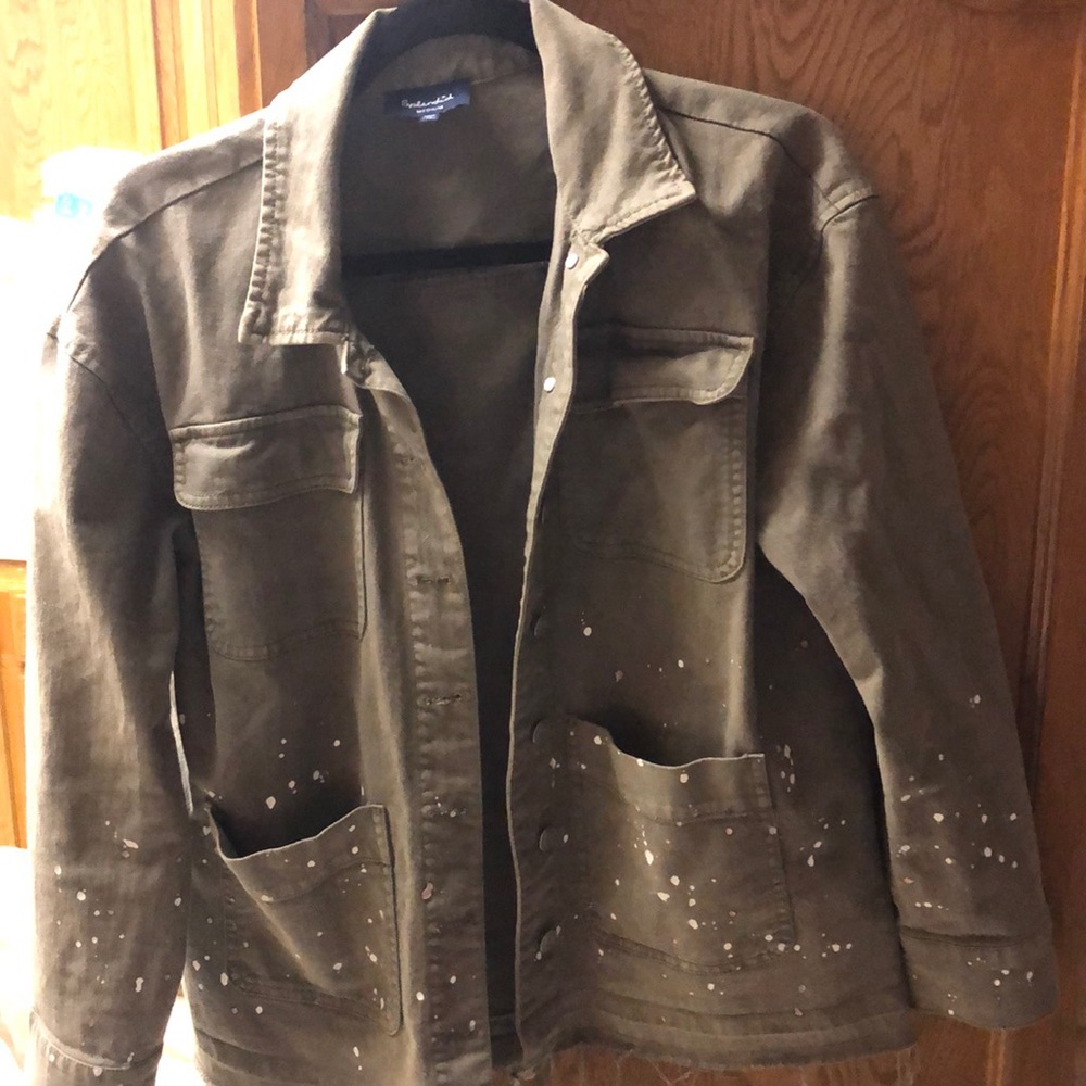 Paint splattered jacket